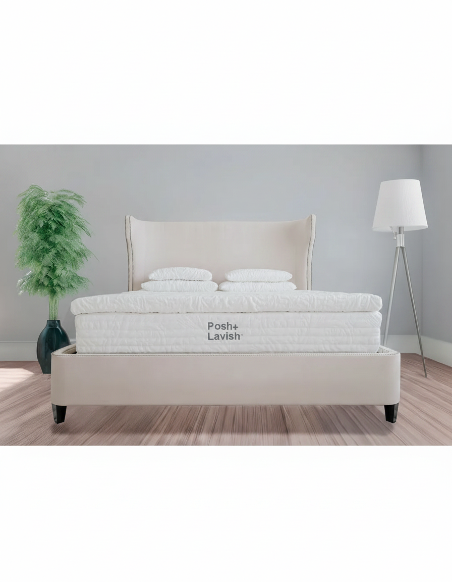 Luxury mattress in an elegant bedroom